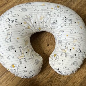 Boppy nursing pillow with pillow case